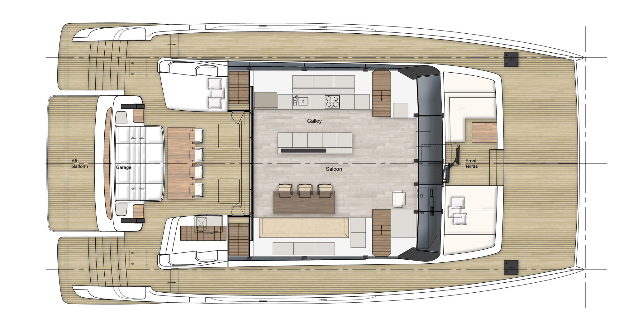 custom layout for yacht