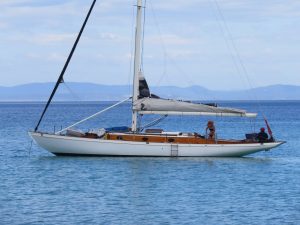 Brendan's family boat Ventura